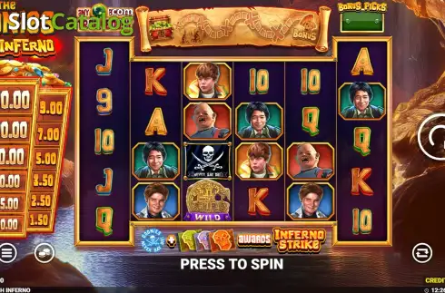 Скрин2. The Goonies Cash Inferno слот