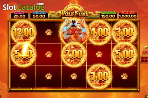 Скрин3. Wolf Fury Fire Blitz слот