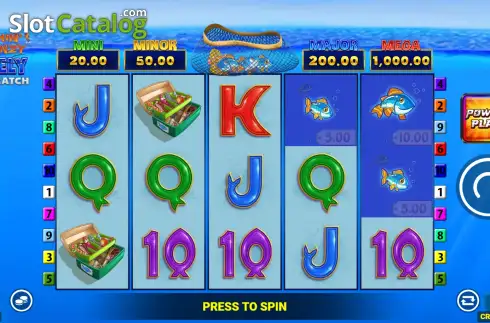 Скрин2. Fishin' Frenzy Reely Big Catch слот