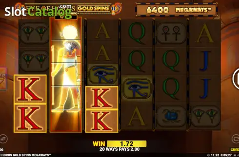 Скрин3. Eye of Horus Gold Spins Megaways слот
