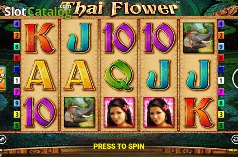 Скрин2. Thai Flower Power Play слот