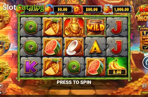 Скрин2. Kong Even More Money слот
