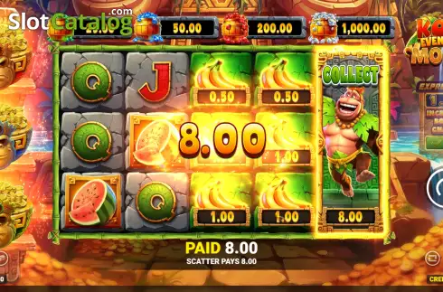 Скрин3. Kong Even More Money слот
