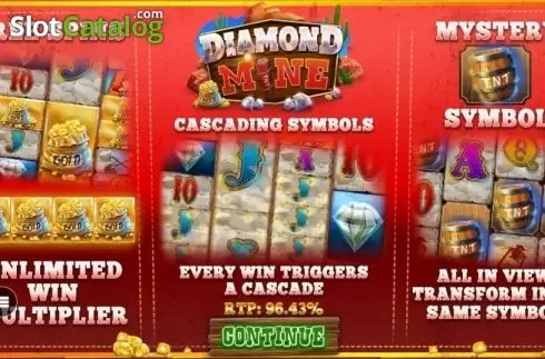 Скрин2. Diamond Mine (Blueprint) слот
