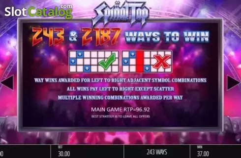 Скрин6. Spinal Tap слот