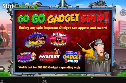 Скрин2. Inspector Gadget слот