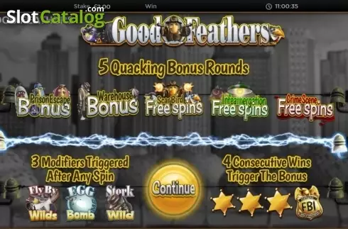 Скрин2. Good Feathers слот