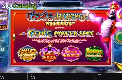 Скрин2. Genie Jackpots Megaways слот