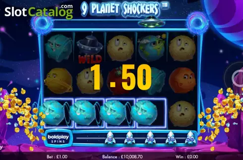 Скрин3. 9 Planet Shockers слот