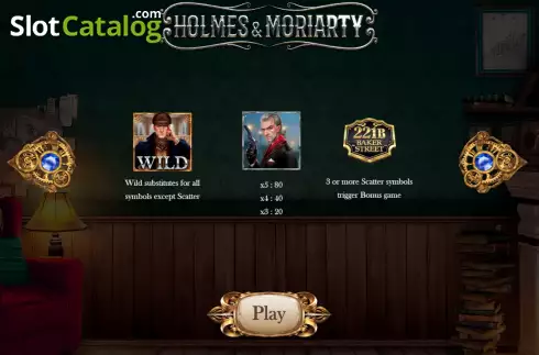Скрин9. Holmes and Moriarty слот
