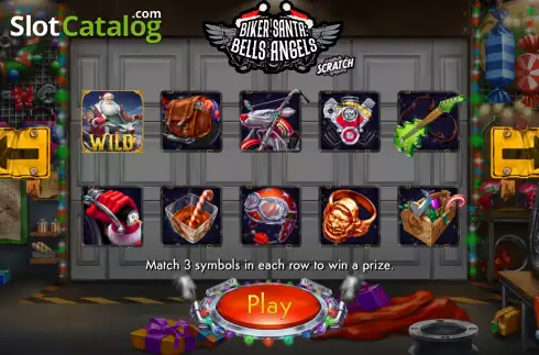 Скрин6. Biker Santa: Bells Angels Scratch слот