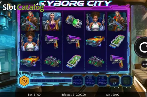 Скрин2. Cyborg City слот