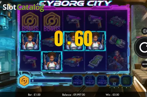Скрин4. Cyborg City слот