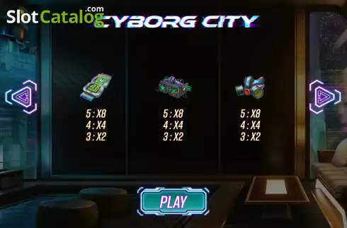 Скрин7. Cyborg City слот