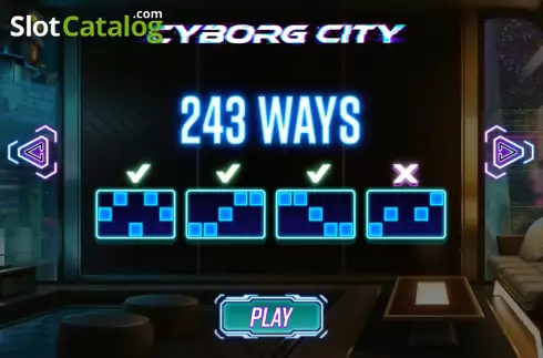Скрин8. Cyborg City слот