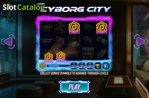 Скрин9. Cyborg City слот