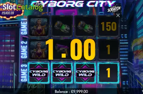 Скрин3. Cyborg City Scratch слот
