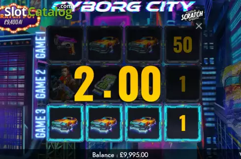 Скрин4. Cyborg City Scratch слот