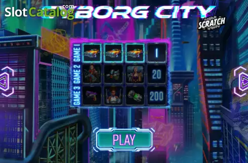 Скрин6. Cyborg City Scratch слот