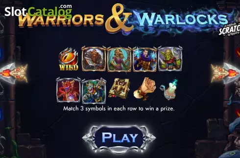 Скрин5. Warriors and Warlocks Scratch слот