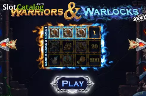 Скрин6. Warriors and Warlocks Scratch слот