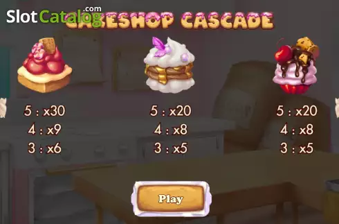 Скрин8. Cakeshop Cascade слот