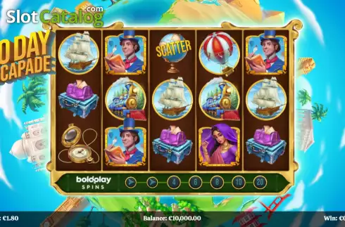 Скрин2. 80 Day Escapade слот