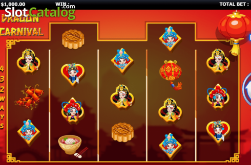 Скрин2. Dragon Carnival слот