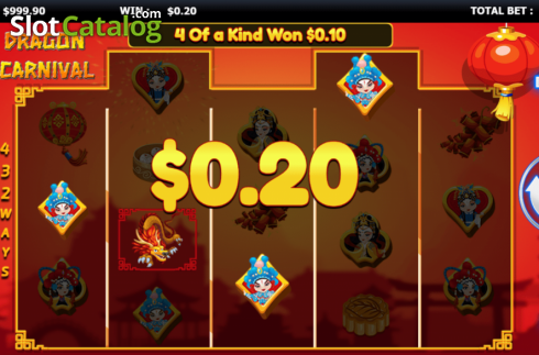 Скрин3. Dragon Carnival слот