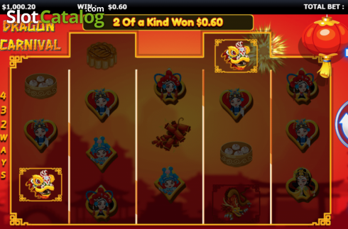 Скрин4. Dragon Carnival слот