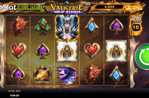 Скрин3. Valkyrie Wild Storm слот