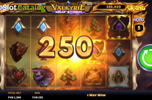 Скрин4. Valkyrie Wild Storm слот