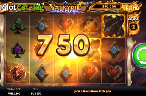 Скрин5. Valkyrie Wild Storm слот