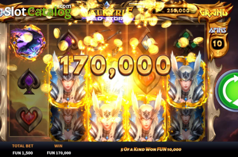 Скрин7. Valkyrie Wild Storm слот