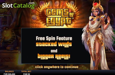 Скрин2. Gems of Egypt Connecta Ways слот