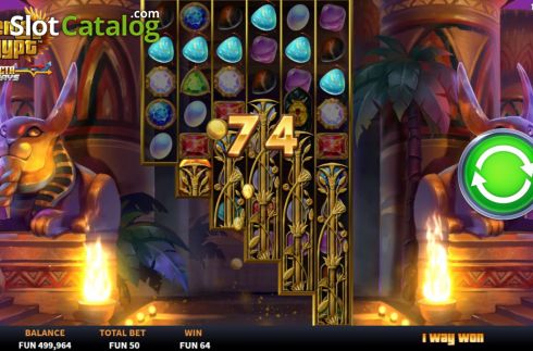 Скрин4. Gems of Egypt Connecta Ways слот