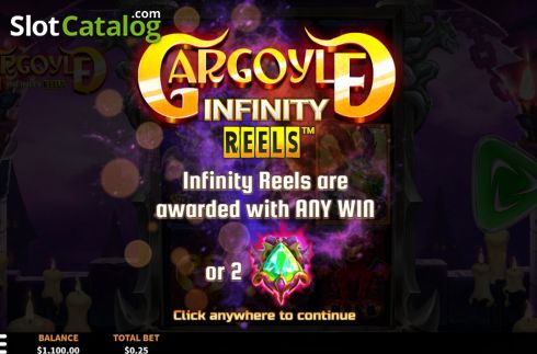 Скрин2. Gargoyle Infinity Reels слот