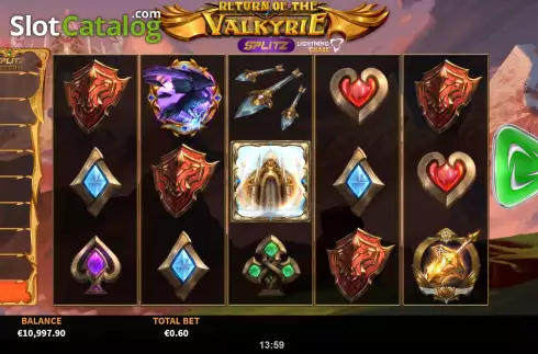 Скрин2. Return of the Valkyrie Splitz слот
