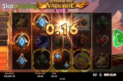 Скрин5. Return of the Valkyrie Splitz слот