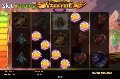 Скрин7. Return of the Valkyrie Splitz слот