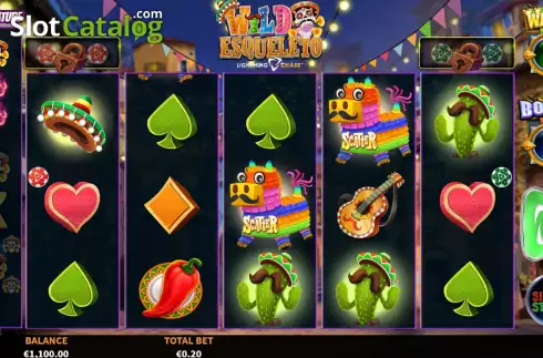 Скрин3. Wild Esqueleto Lightning Chase слот
