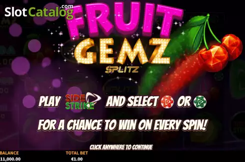 Скрин2. Fruit Gemz Splitz слот