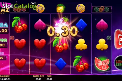 Скрин5. Fruit Gemz Splitz слот