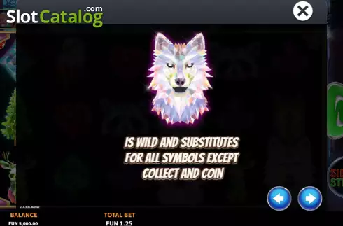 Скрин8. Crystal Wolf Lightning Chase слот