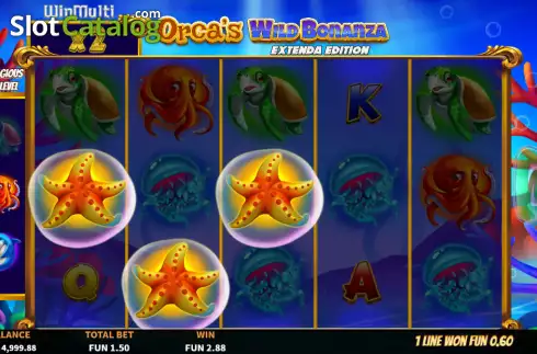 Скрин3. Orca's Wild Bonanza Extenda Edition слот