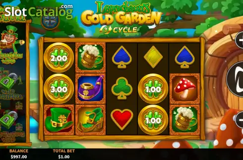 Скрин2. Leprechaun's Gold Garden слот