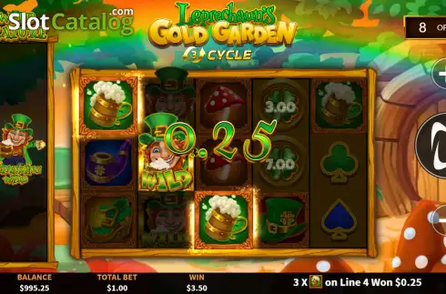 Скрин3. Leprechaun's Gold Garden слот