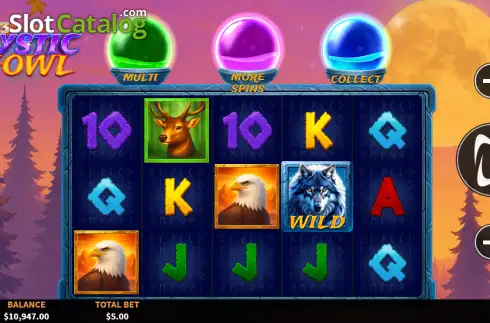 Скрин2. 3 Wonders Mystic Howl слот