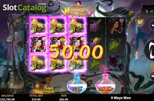 Скрин3. 3 Wonders Witches Wild Fortune слот