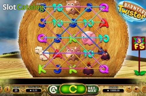 Скрин2. Barnyard Twister слот